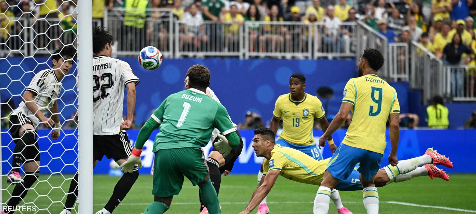 البرازيل سجلت في الوقت المحتسب بدلا من الضائع