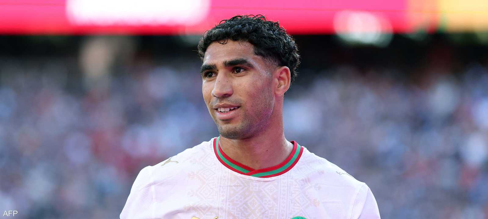حكيمي يزين سجله بالمباراة 100 مع المغرب