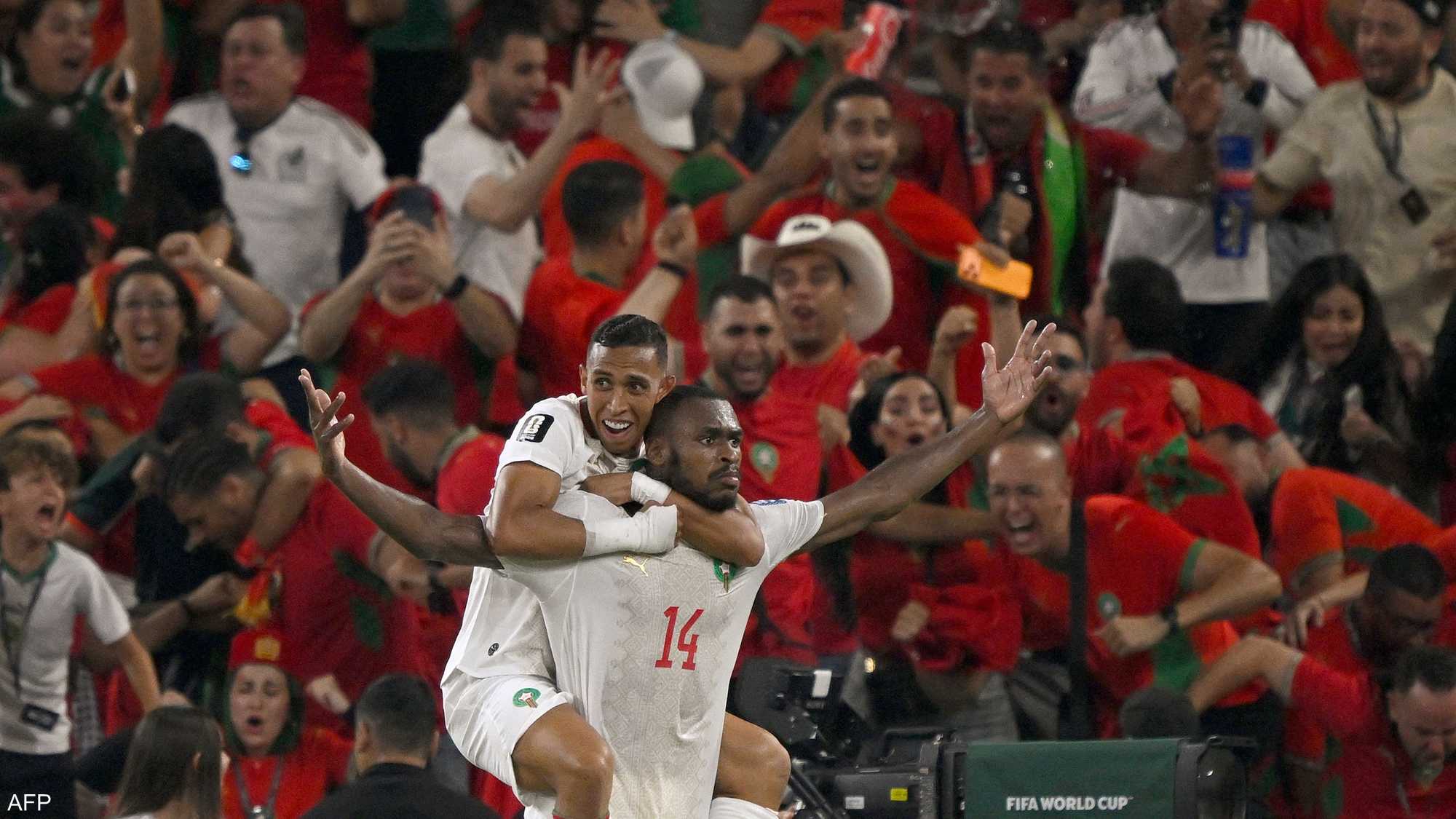 المغربي ديوب رجل المباراة بعد إحرازه هدف التعادل للمغرب