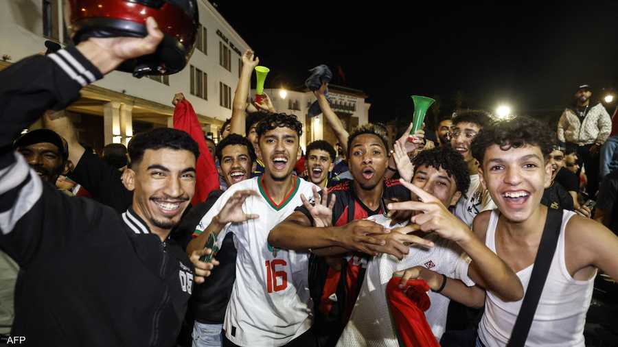 ونزلوا إلى الشوارع بعد الفوز المثير على هولندا