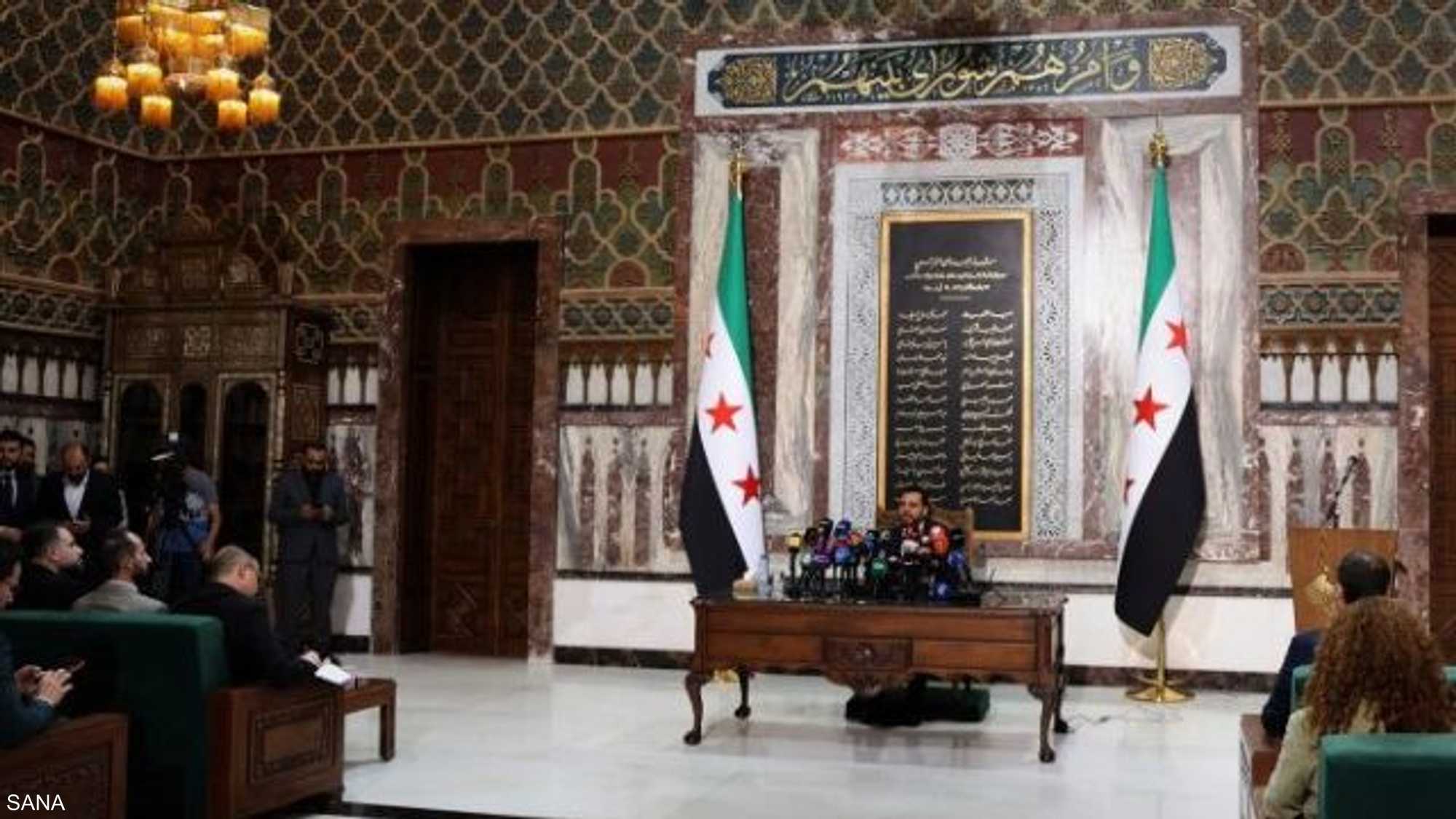 مؤتمر صحفي في مقر مجلس الشعب بدمشق