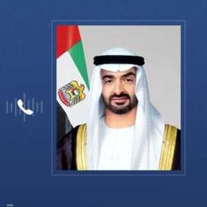 رئيس الإمارات يتلقى اتصالا هاتفيا من الرئيس السوري
