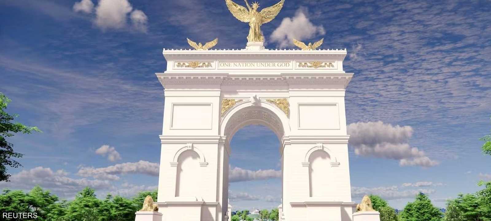 يصر ترامب على بناء القوس قبل نهاية ولايته