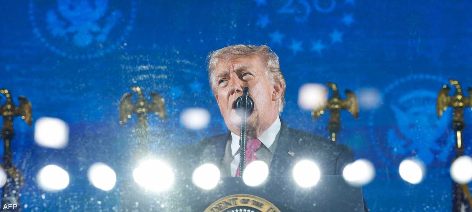 رامب يحتفل بالذكرى 250 لتأسيس أمريكا بتجمع ضخم