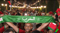 الفرحة عمت العاصمة المغربية الرباط وباقي مناطق المملكة