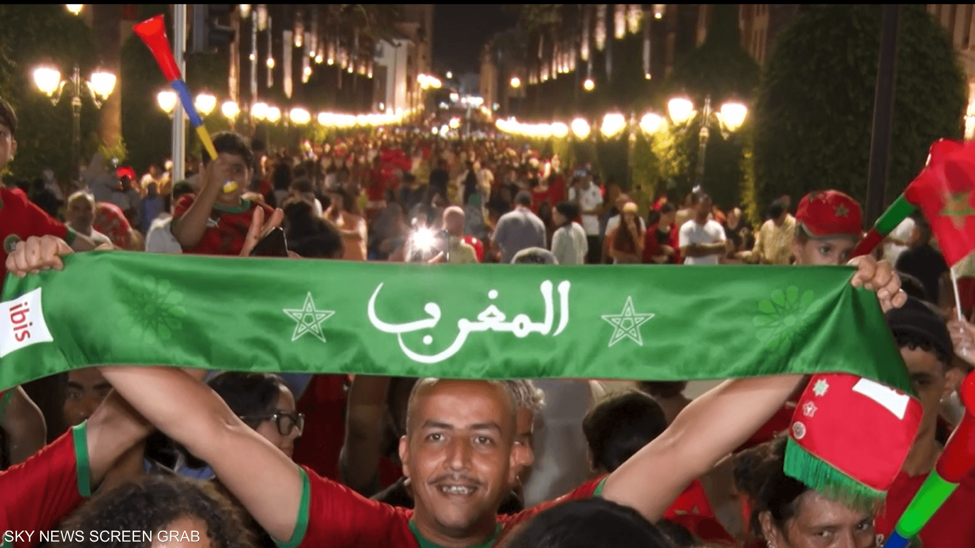 الفرحة عمت العاصمة المغربية الرباط وباقي مناطق المملكة