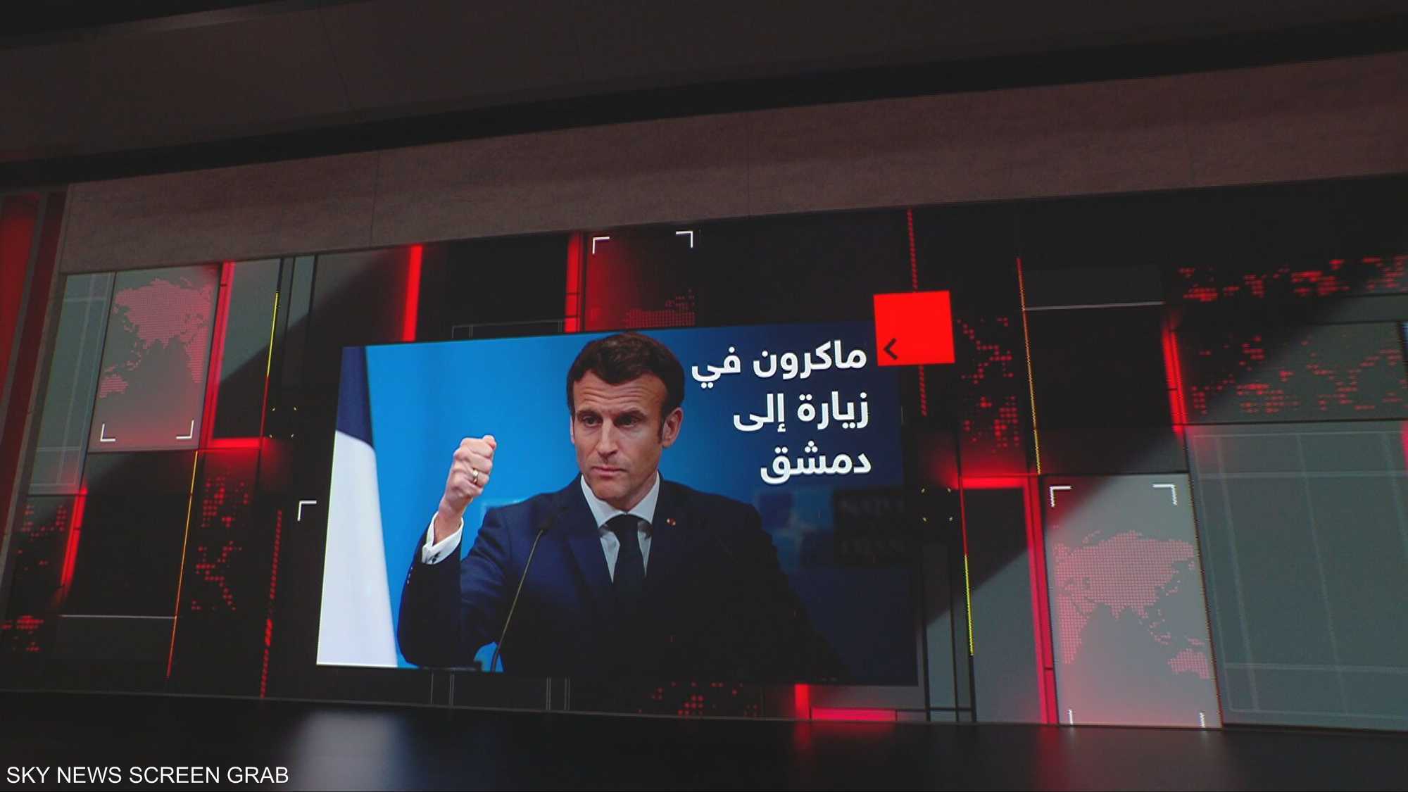 ماكرون في زيارة إلى دمشق