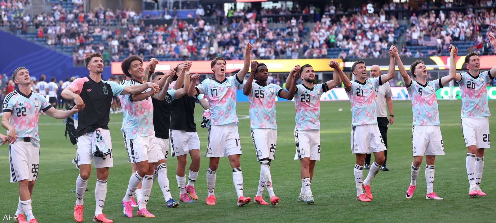 بلجيكا فازت على الولايات المتحدة 4 -1