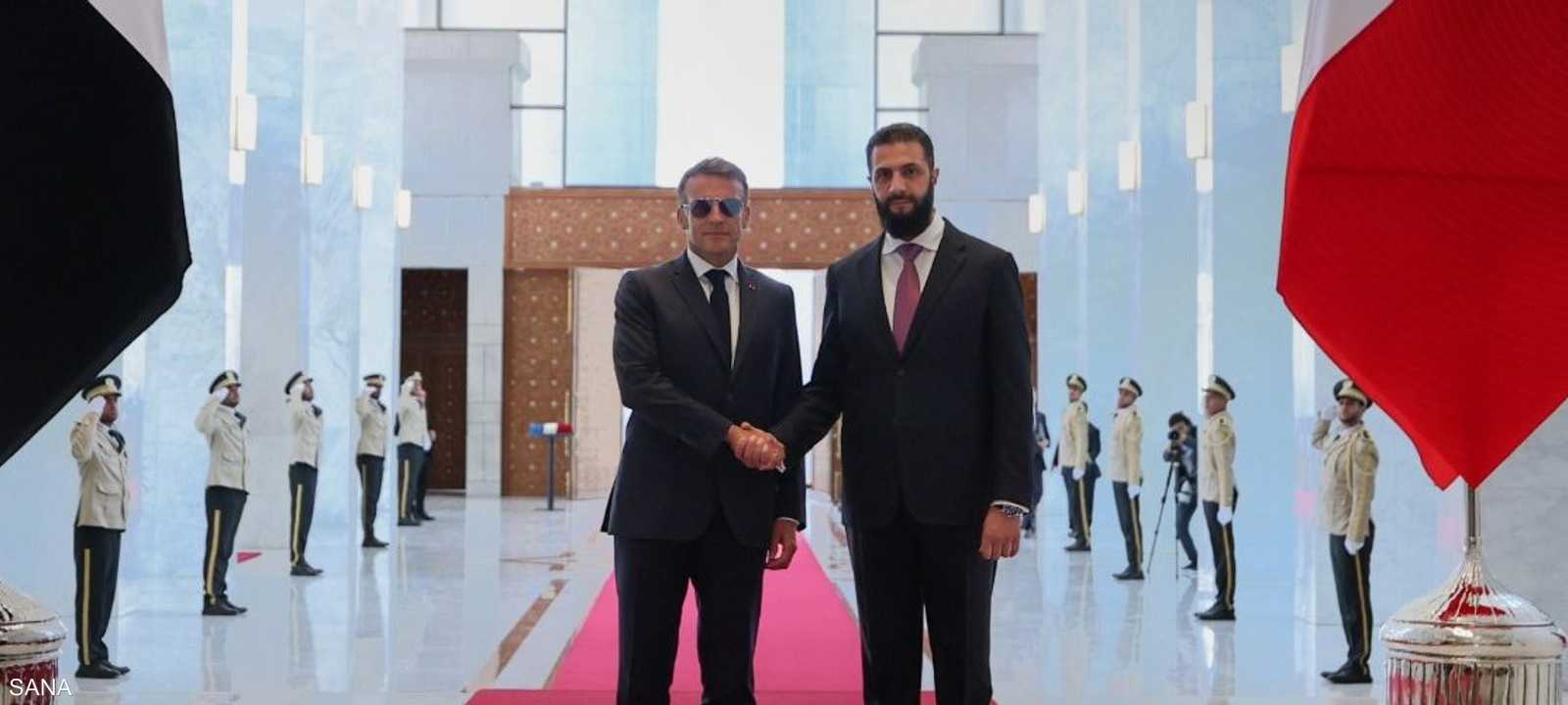 الشرع وماكرون