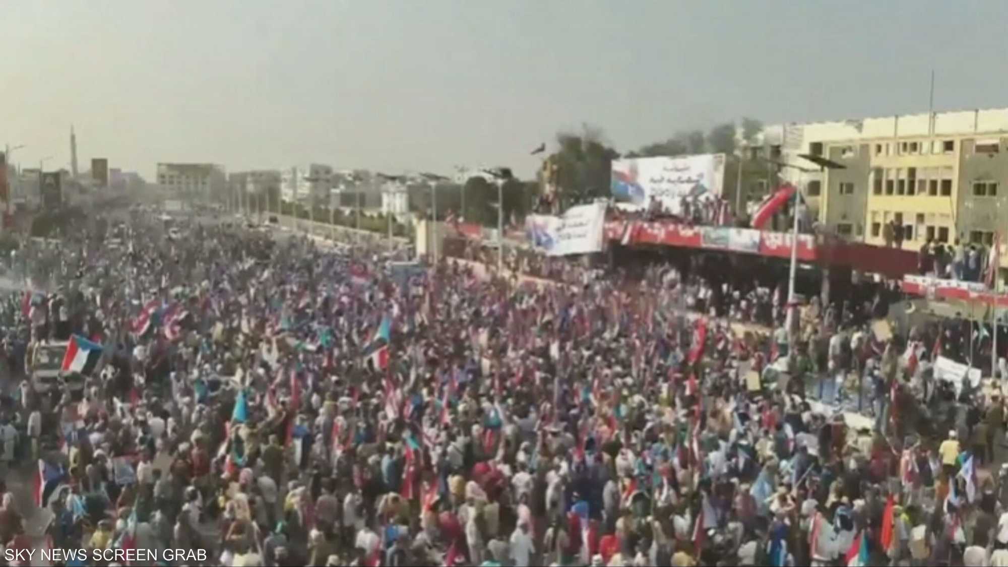 مظاهرات في الجنوب اليمني دعما للمجلس الانتقالي