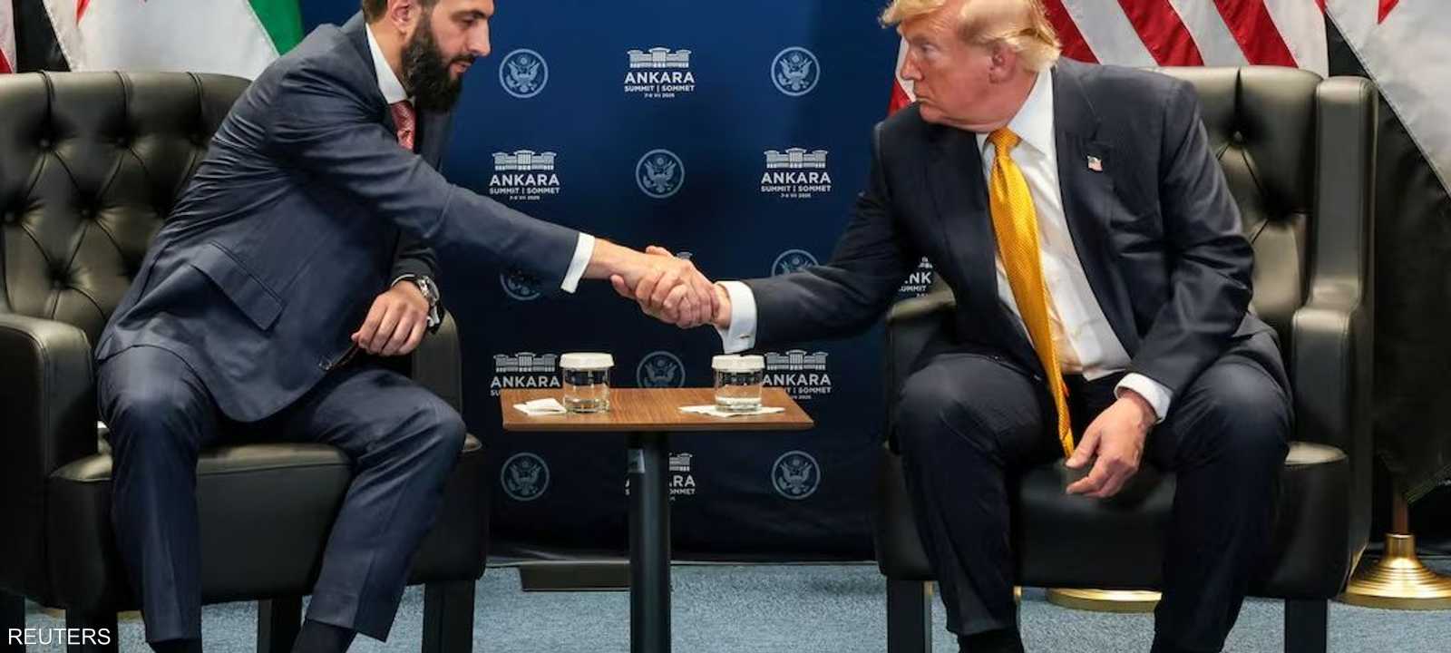 أبلغ ترامب يبلغ الشرع بأن الكونغرس سيجري مراجعة لمدة 45 يوم