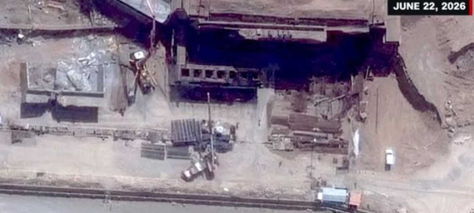 أعمال ترميم في موقع نووي إيراني