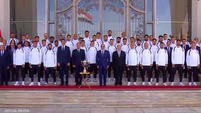 خلال تكريمه للمنتخب.. السيسي يؤكد على أهمية "كشافي المواهب"