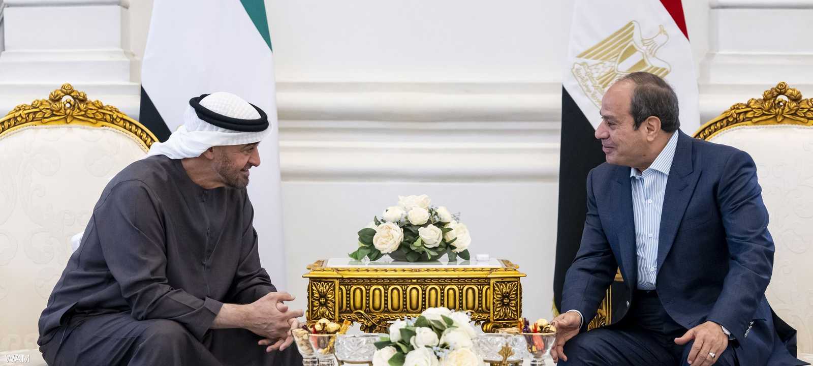 عبد الفتاح السيسي والشيخ محمد بن زايد