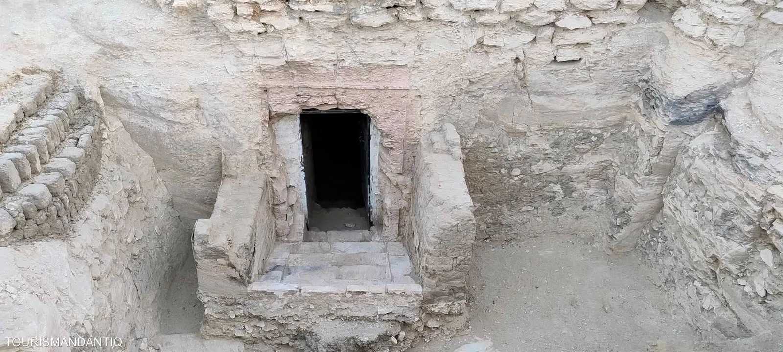 جانب من مقبرة "باسر" المكتشفة في الأقصر