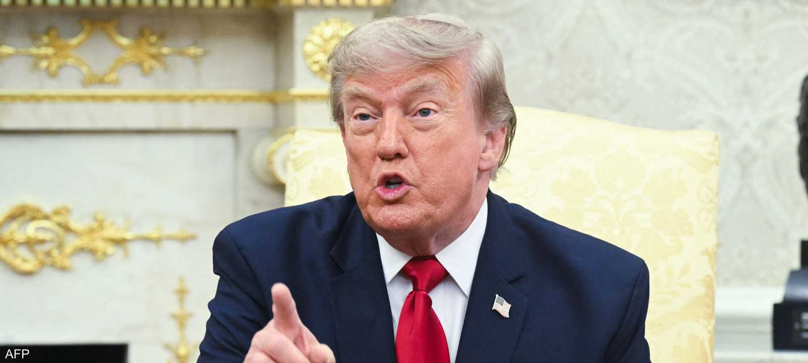 الرئيس الأميركي دونالد ترامب