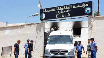 دار أيتام في ضاحية المحمدية بالجزائر العاصمة تعرض لحريق