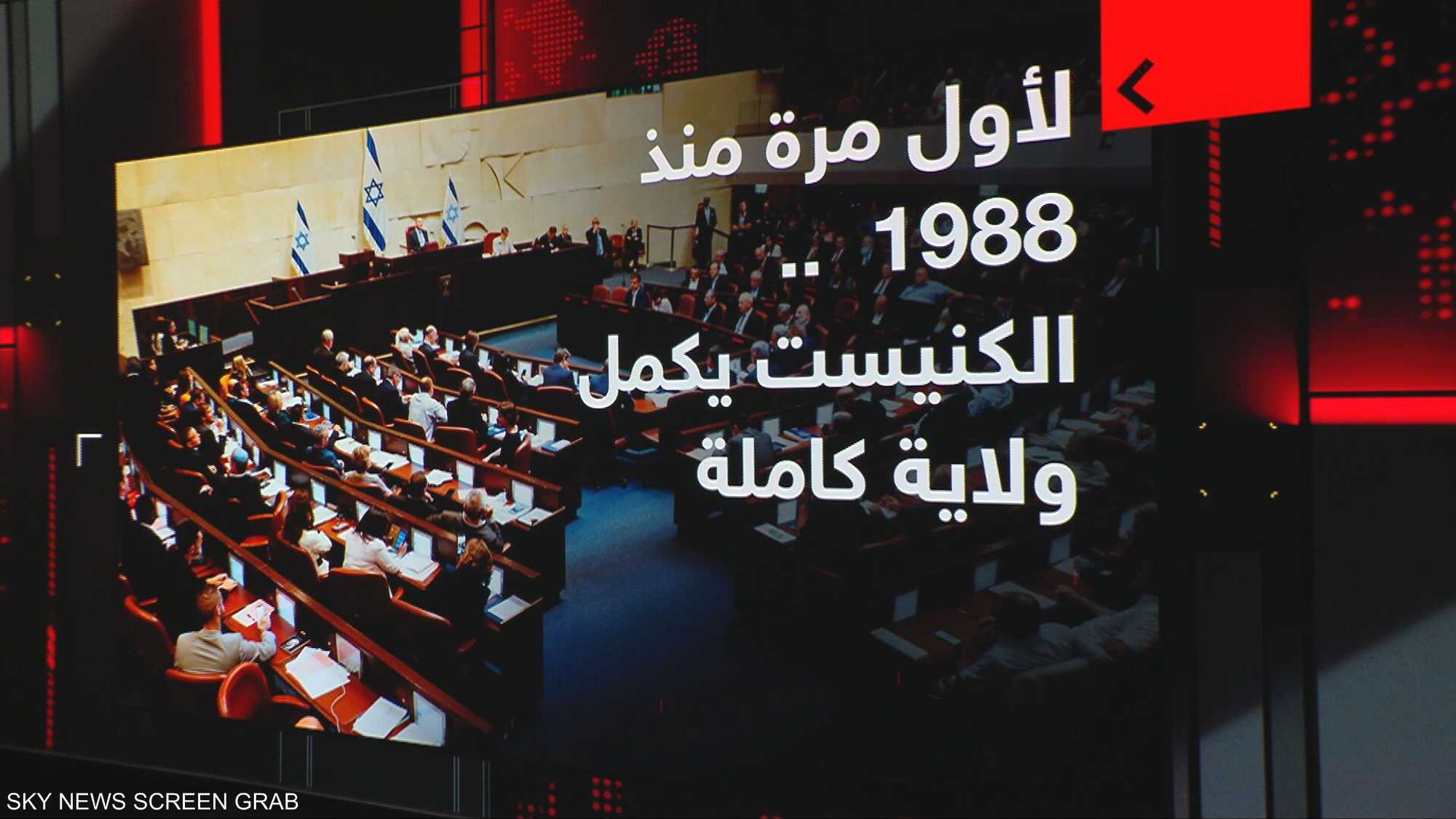 لأول مرة منذ 1988.. الكنيست يكمل ولاية كاملة