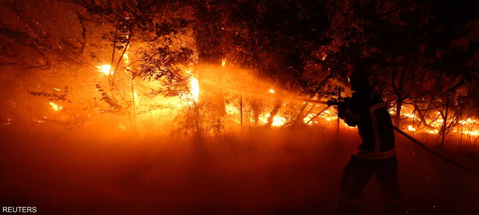 إجلاء نحو 40 ألف شخص بسبب حرائق الغابات في جنوب غرب فرنسا