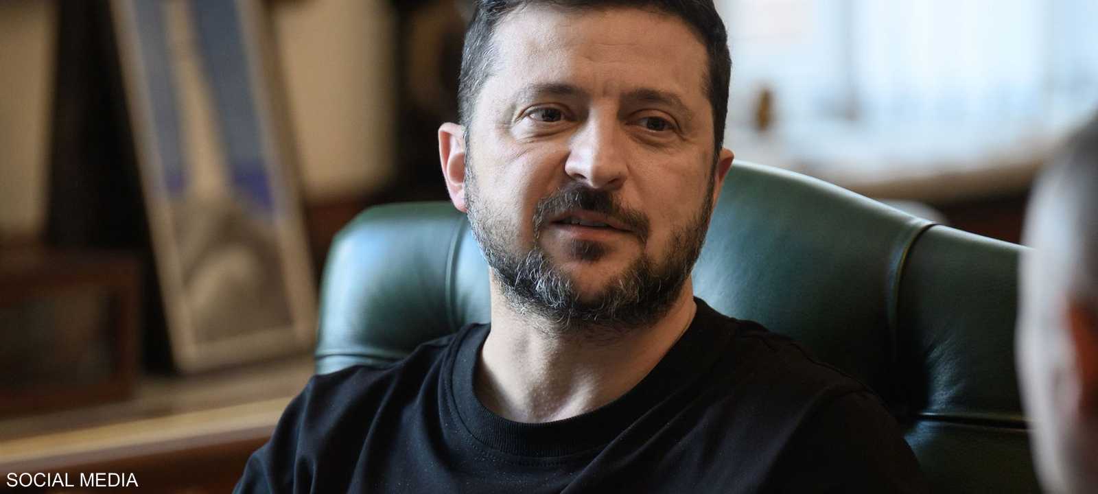 الرئيس الأوكراني فولوديمير زيلينسكي