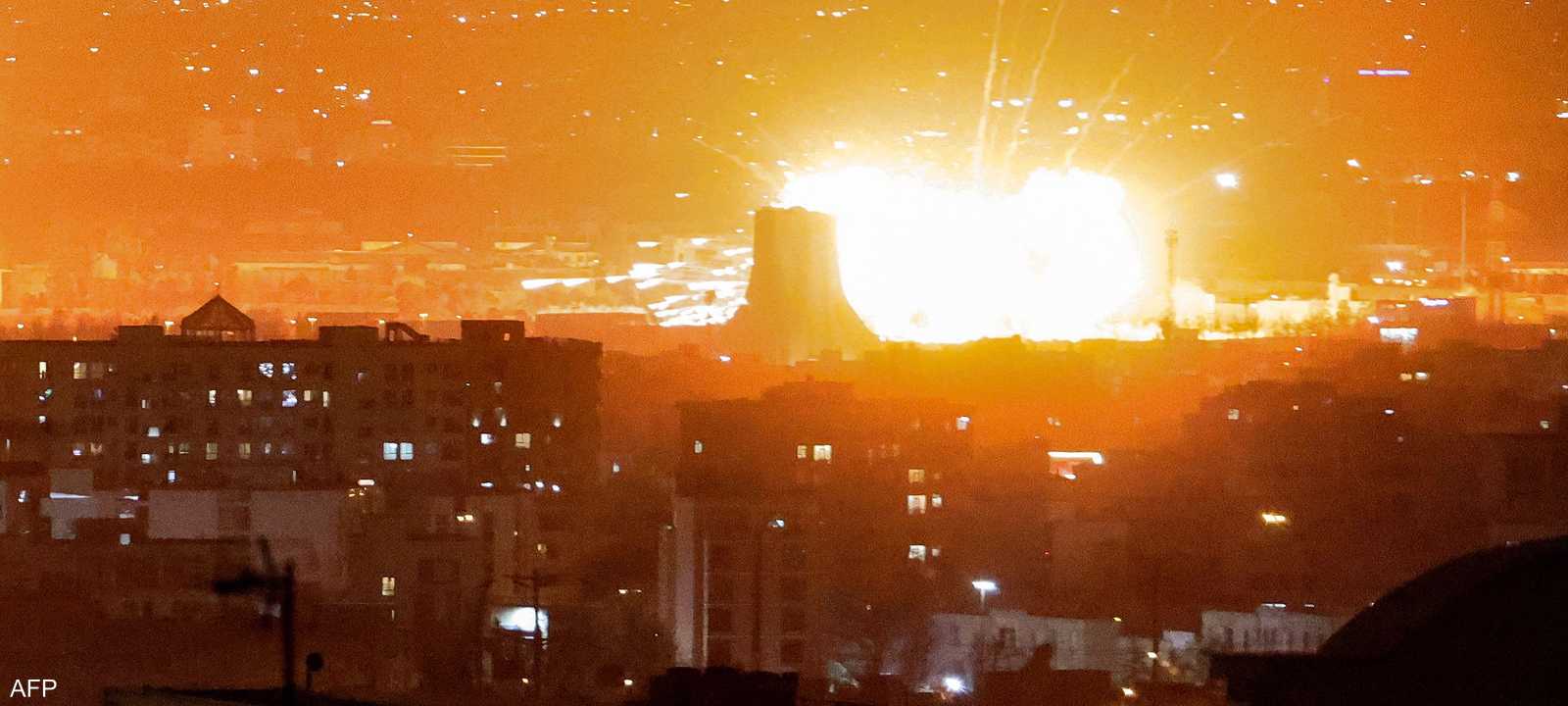 أرشيفية لضربة أميركية في العاصمة الإيرانية طهران