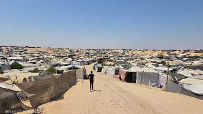 يعيش النازحون في خان يونس بغزة أحوالا معيشية غاية في الصعوبة