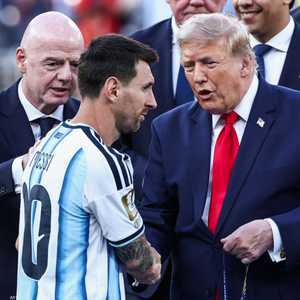 إنفانتينو والرئيس الأميركي والنجم الأرجنتيني ليونيل ميسي