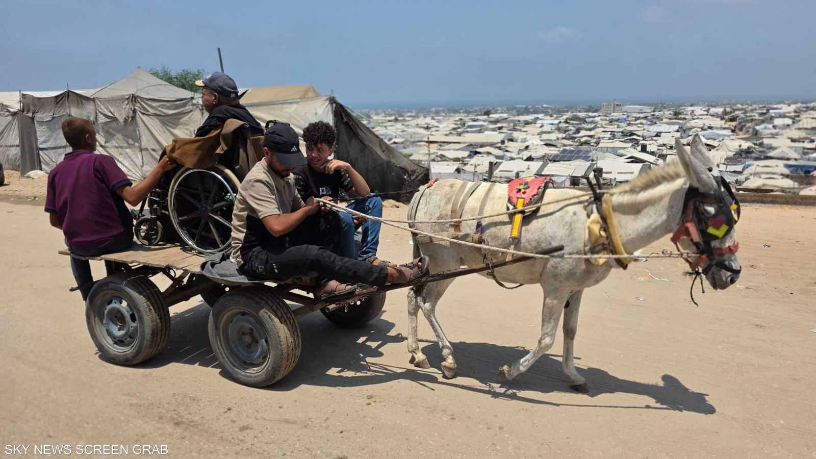 يصل إلى مركز غسيل الكلى عبر الدواب