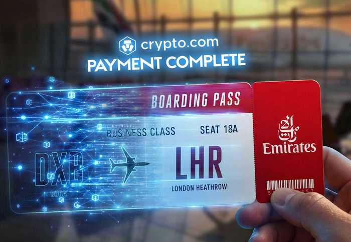 طيران الإمارات تطلق رسميا خدمة "Crypto.com Pay"