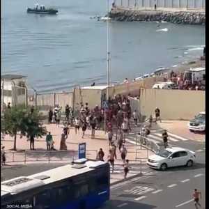 عدد كبير من المغاربة عبروا إلى سبتة