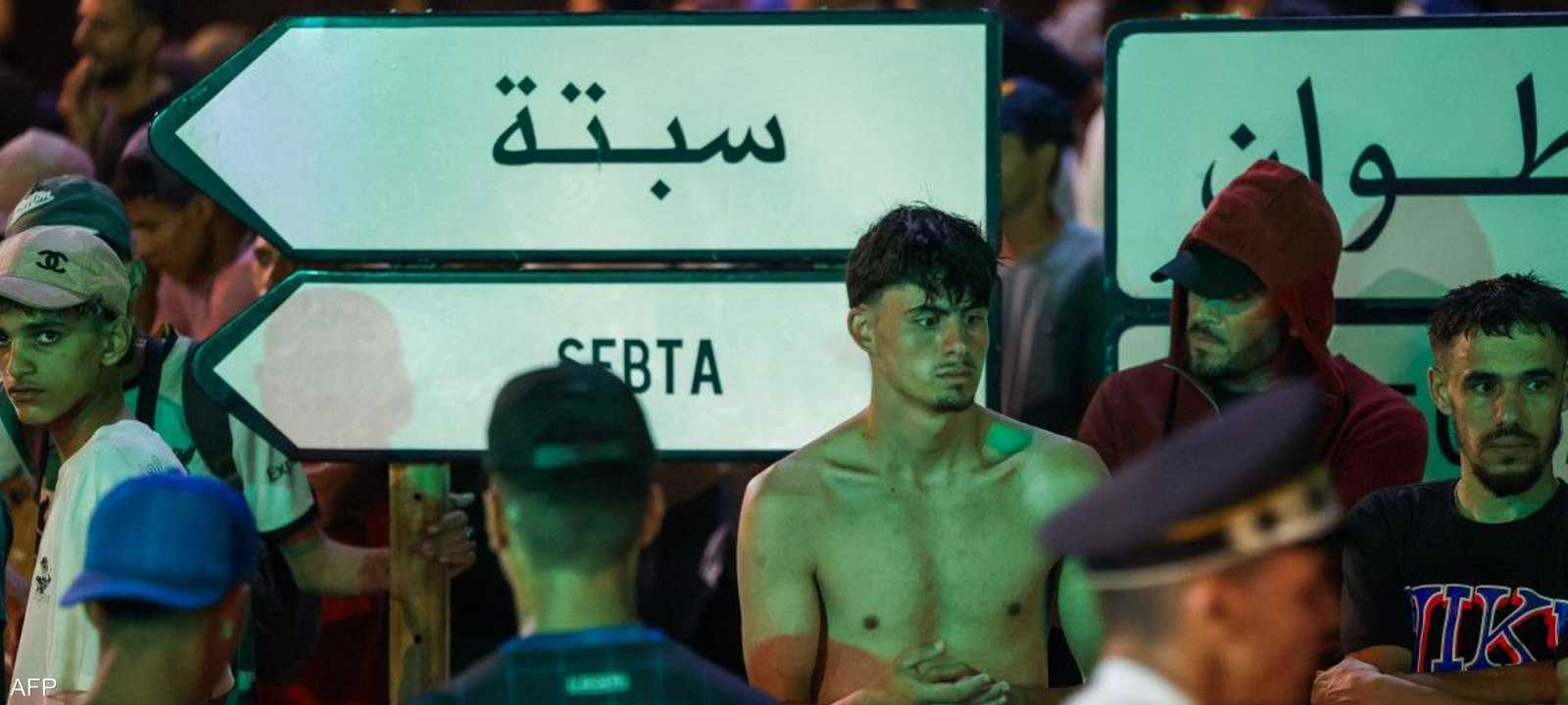 تدفق المهاجرين إلى سبتة