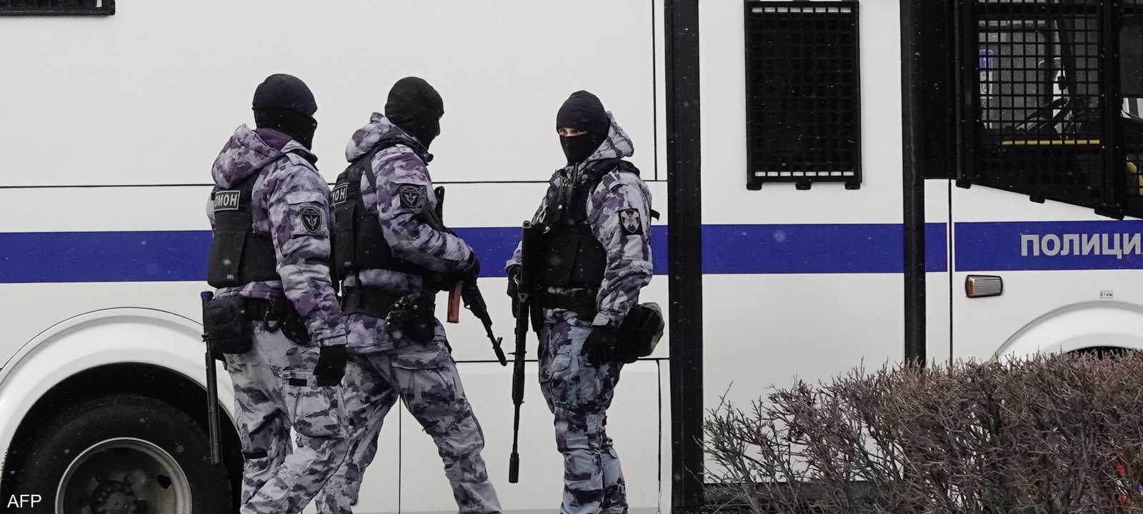 أرشيفية لعناصر من الشرطة في موسكو