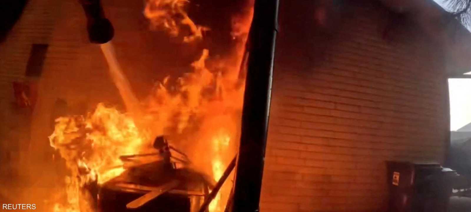 5 آلاف منزل تحت الإخلاء بسبب حرائق غرب أميركا