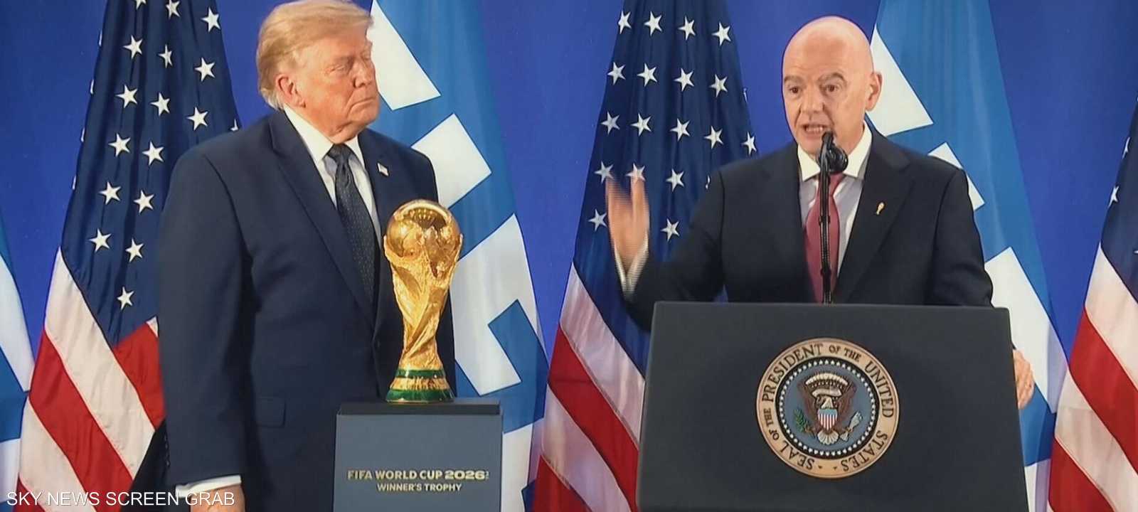 ترامب يتعهد ببذل كل ما في وسعه لإنقاذ إنفانتينو