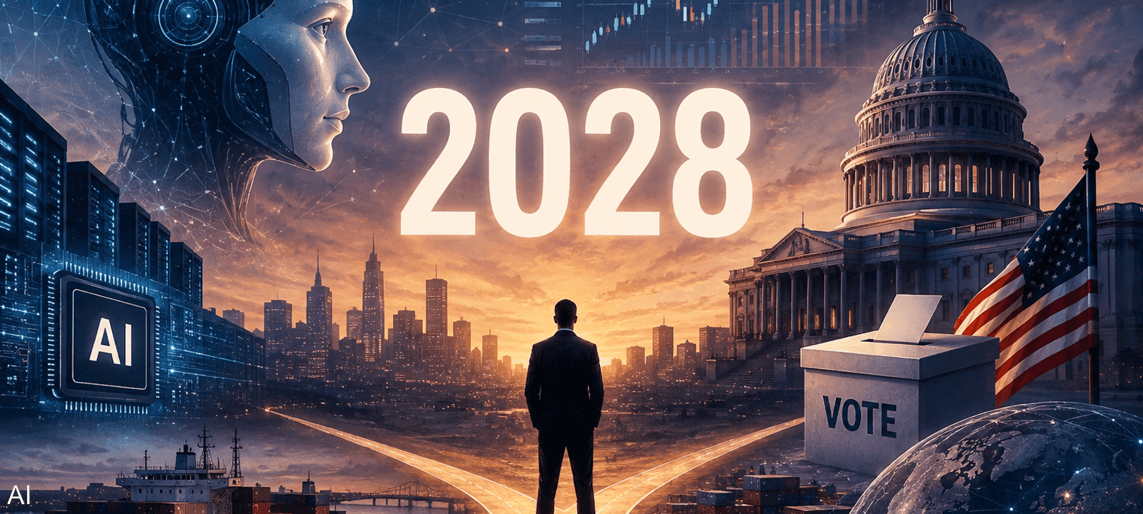 2028.. عام تتقاطع فيه السياسة والذكاء الاصطناعي