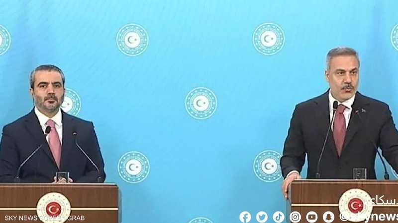وزيرا خارجية تركيا وسوريا يوجهان رسائل قوية بشأن إسرائيل