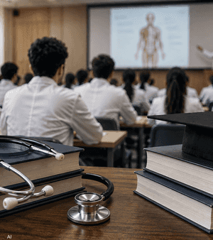 نقابة الأطباء المصرية تحذر من قبول طلاب طب بمجموع 50%