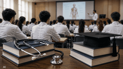 نقابة الأطباء المصرية تحذر من قبول طلاب طب بمجموع 50%