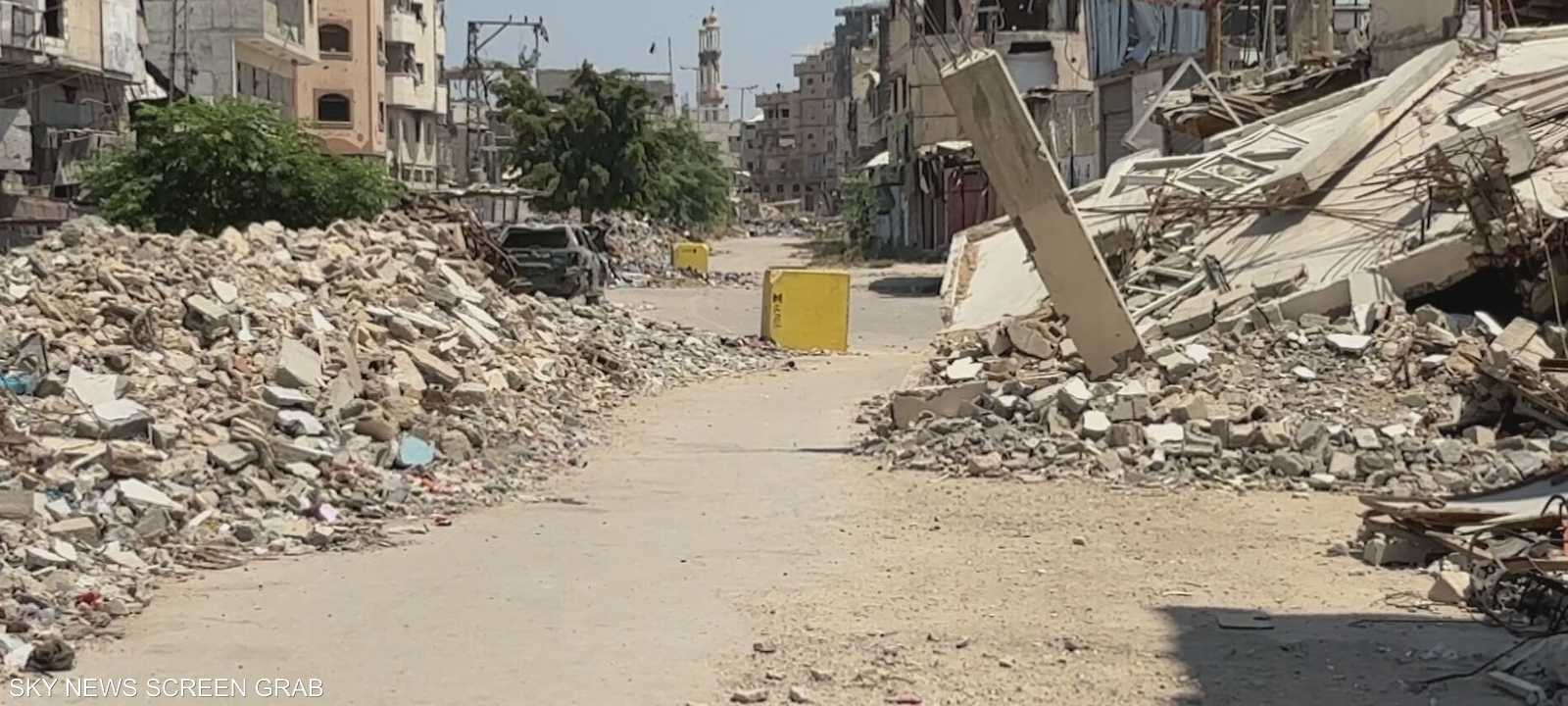 الخط الأصفر في غزة
