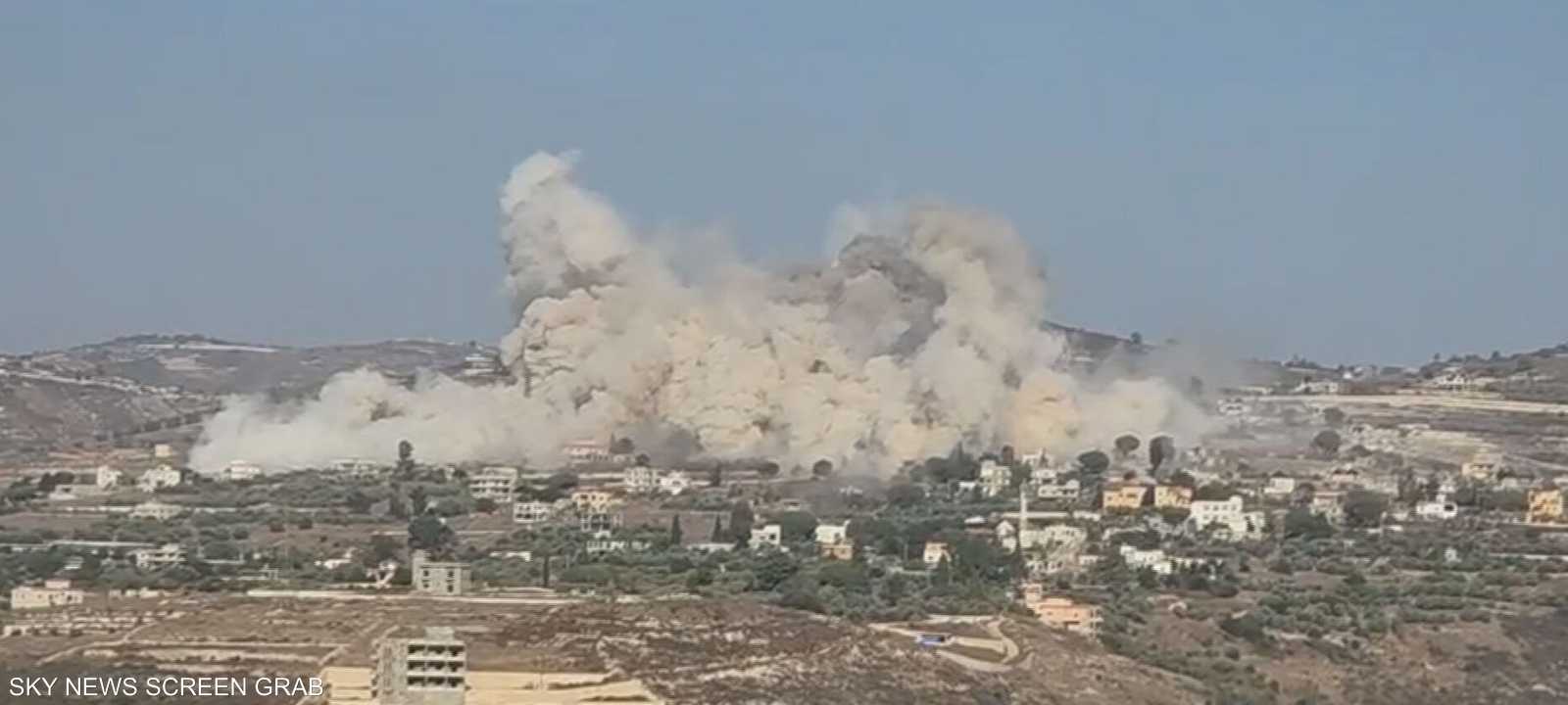 الجيش الإسرائيلي ينفذ عمليات تفجير وإحراق منازل جنوب لبنان