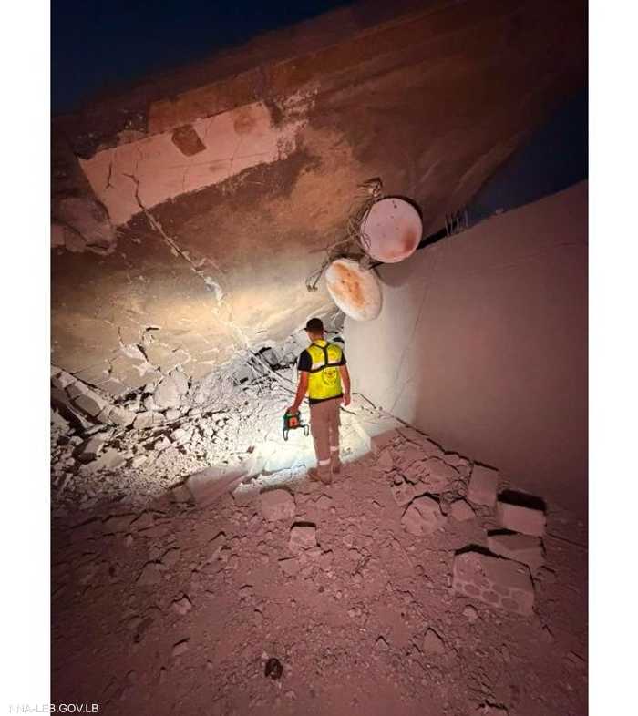 الغارة أدت إلى تدمير المنزل بالكامل