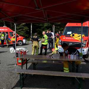 رجال الإطفاء يواجهون حرائق قرب مدينة أوبين على حدود ألمانيا