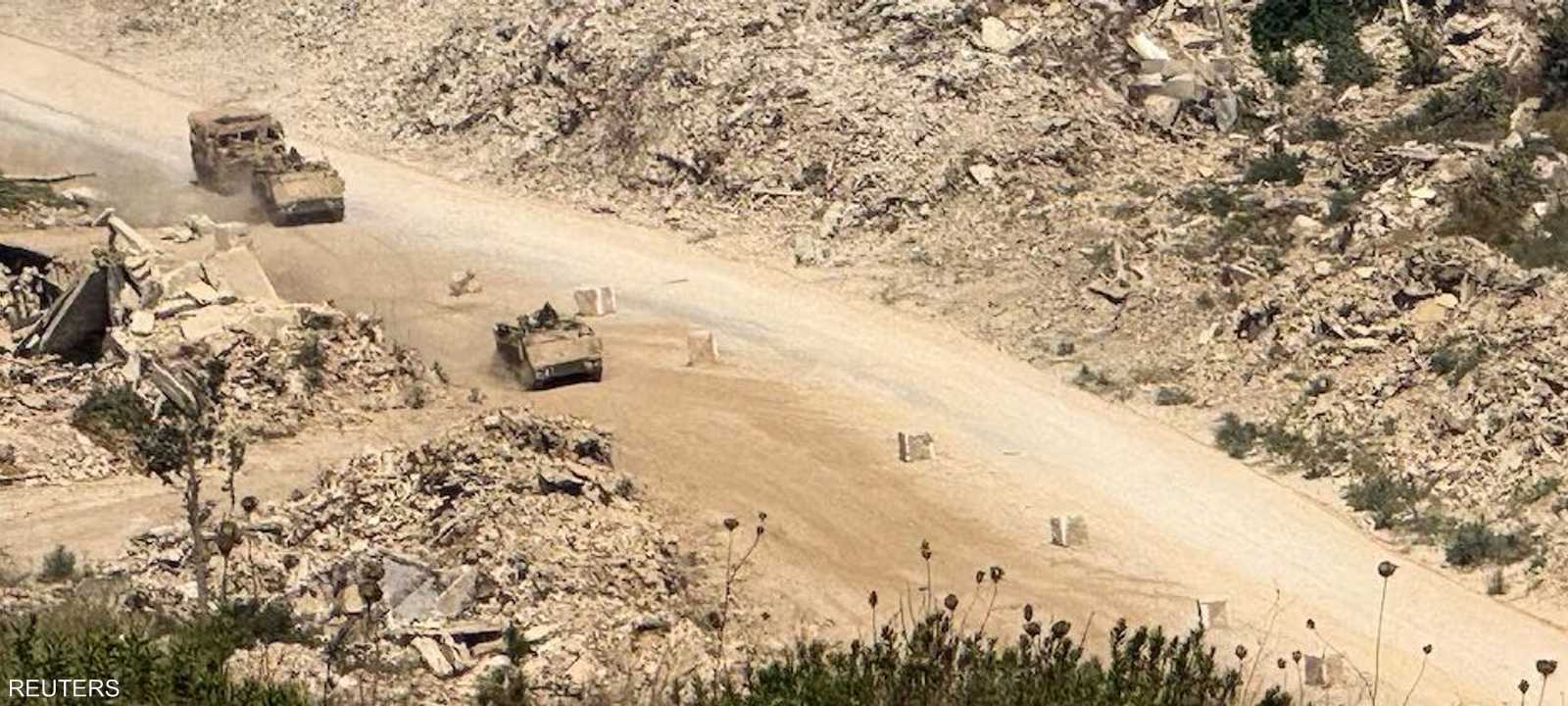 آليات عسكرية إسرائيلية جنوب لبنان