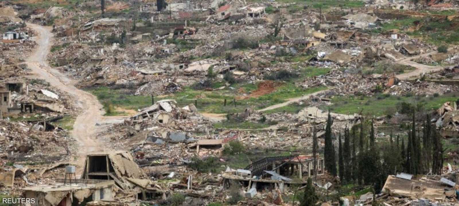 قرية جنوب لبنان سوتها إسرائيل بالأرض