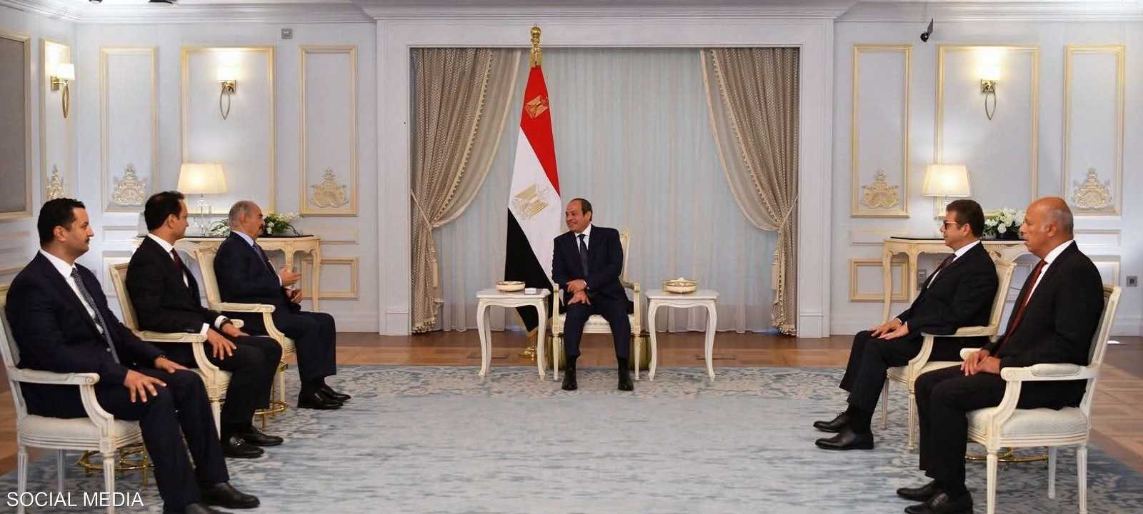 السيسي أكد دعم مصر للمبادرات الهادفة لأمن واستقرار ليبيا