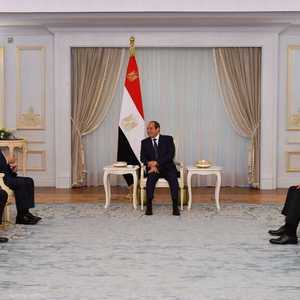 السيسي أكد دعم مصر للمبادرات الهادفة لأمن واستقرار ليبيا