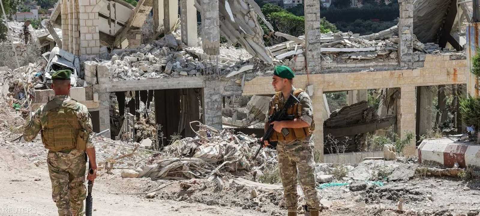 أرشيفية لجنود لبنانيين في الجنوب اللبناني