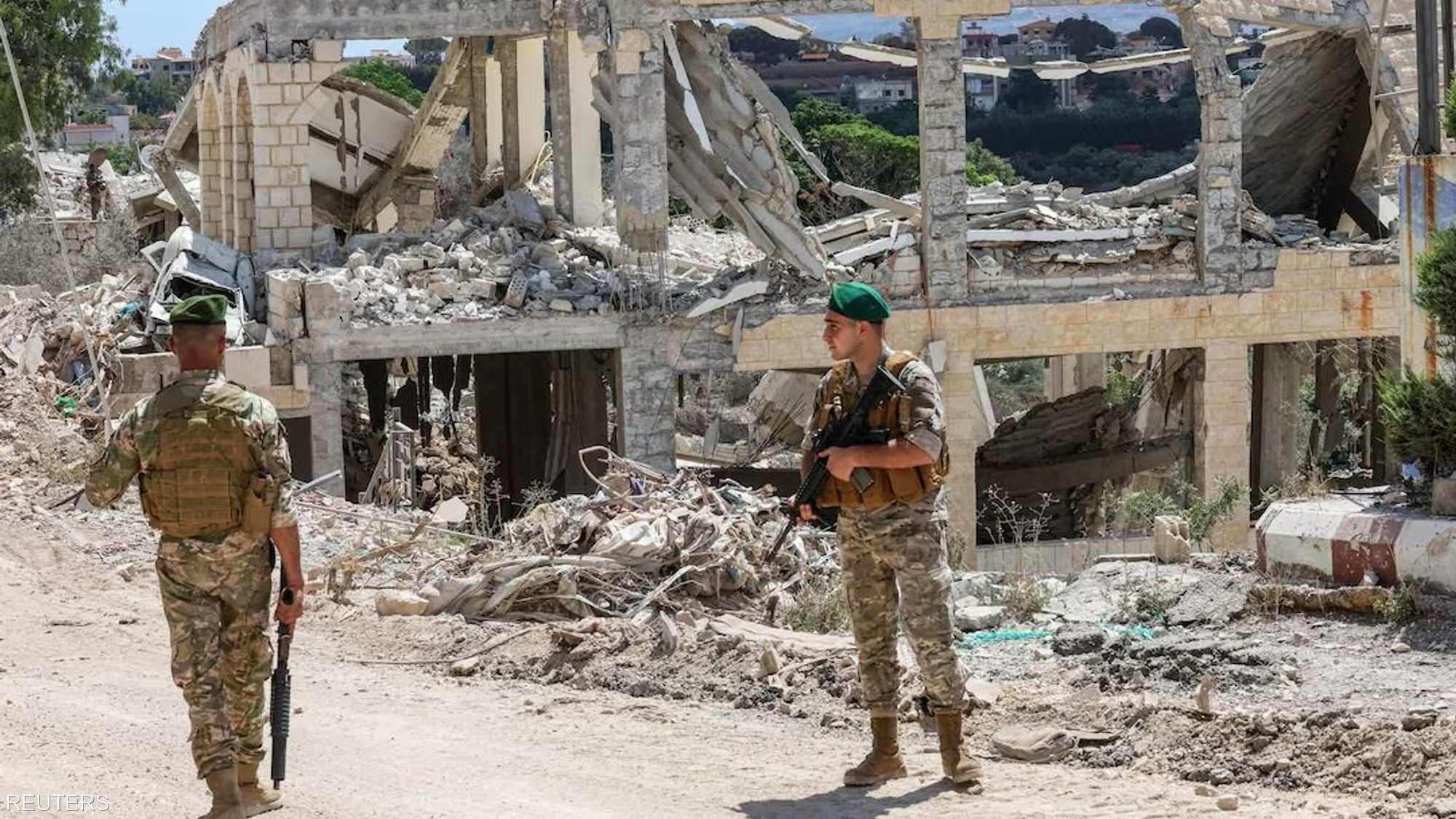 أرشيفية لجنود لبنانيين في الجنوب اللبناني