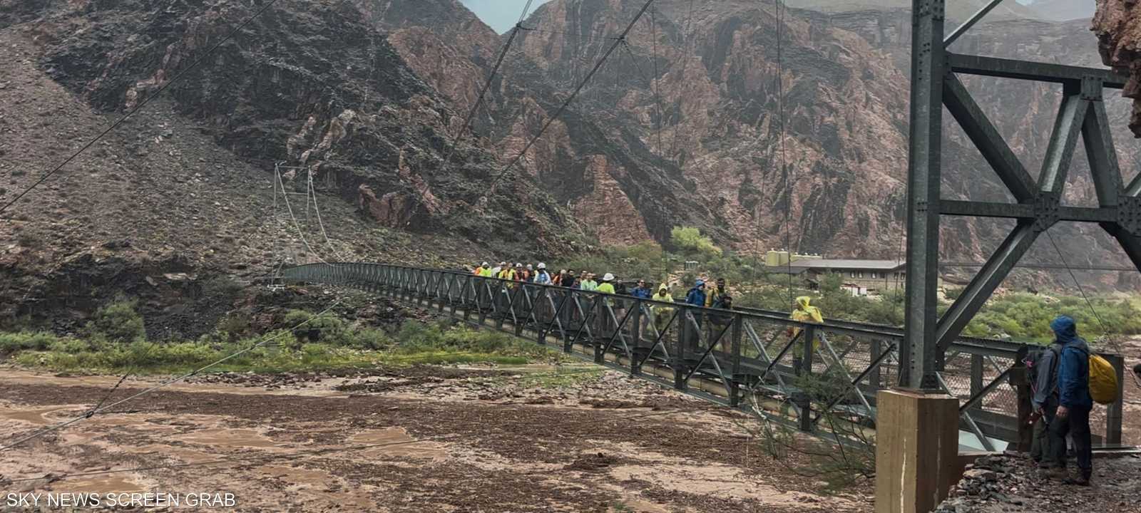 أمطار جديدة تهدد البحث عن مفقودي غراند كانيون