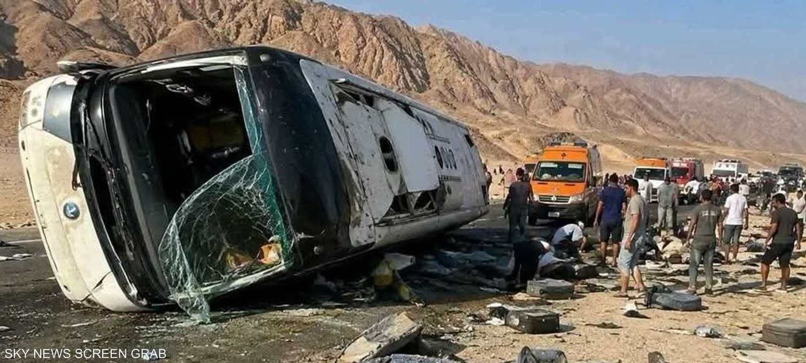 الحادث وقع بمحافظة جنوب سيناء